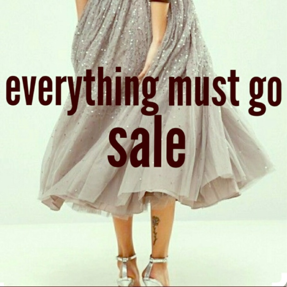 Everything must go!!